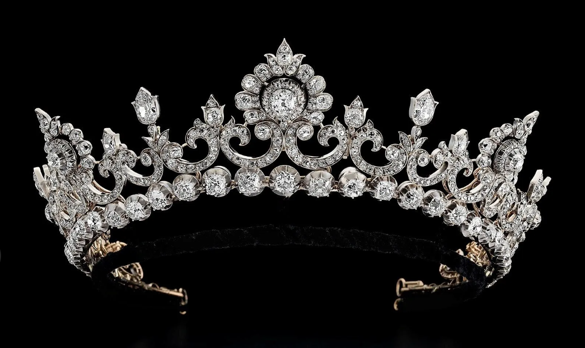 stunning and modern vintage tiaras in honor of King Charles III coronation 