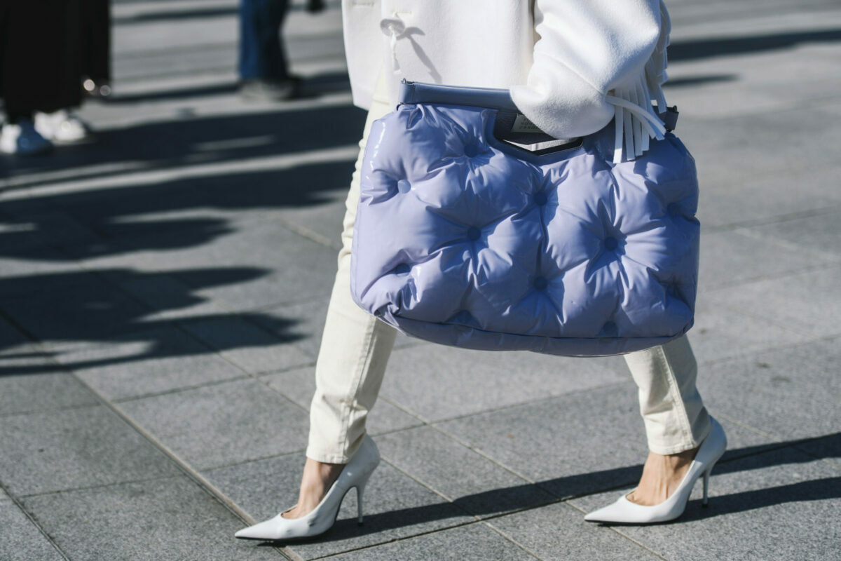 ludicrously capacious luxury bag from brands like The Row and Bottega Veneta is a huge luxury designer fashion trend this season