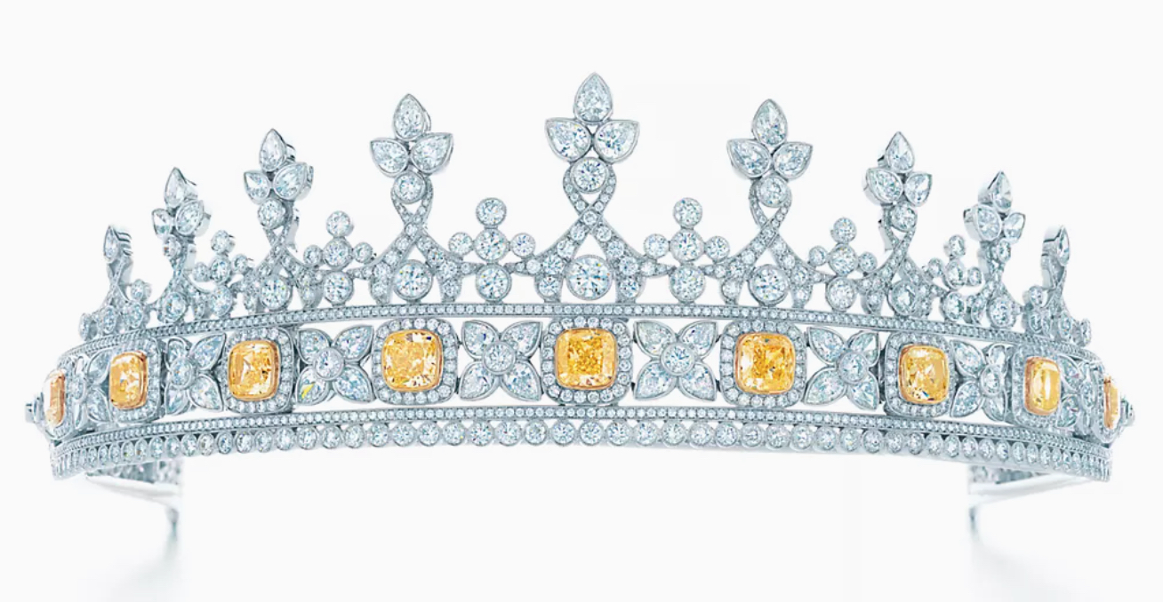 stunning and modern vintage tiaras in honor of King Charles III coronation 