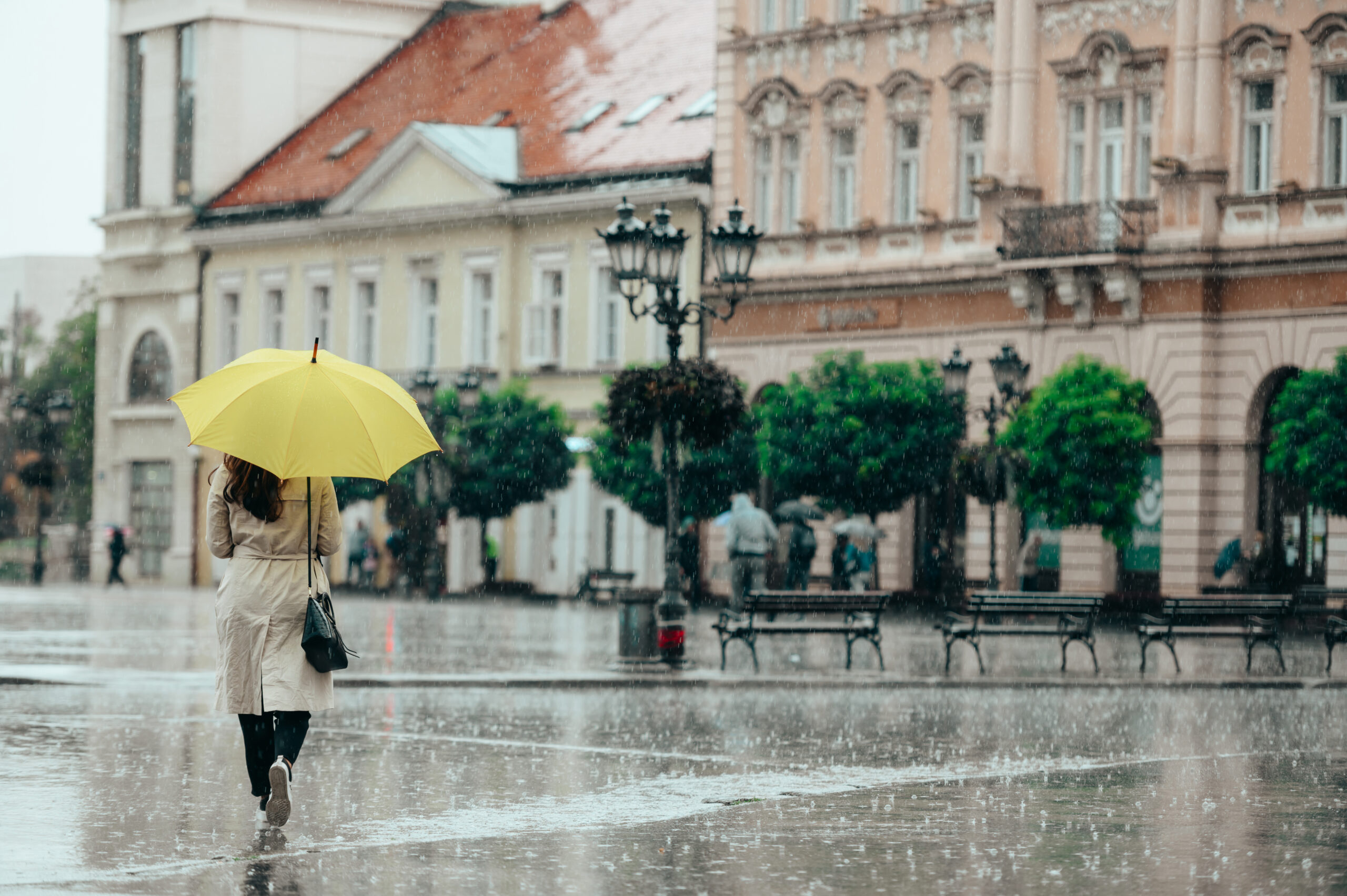 The luxury rain gear brands for umbrellas, rain jackets and boots to trust during spring shower season.