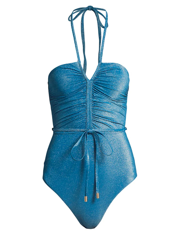 the top trending best blue luxury designer swimsuits for women this summer 2023, whether you're in the market for a bikini, one-piece, maillot or tankini.