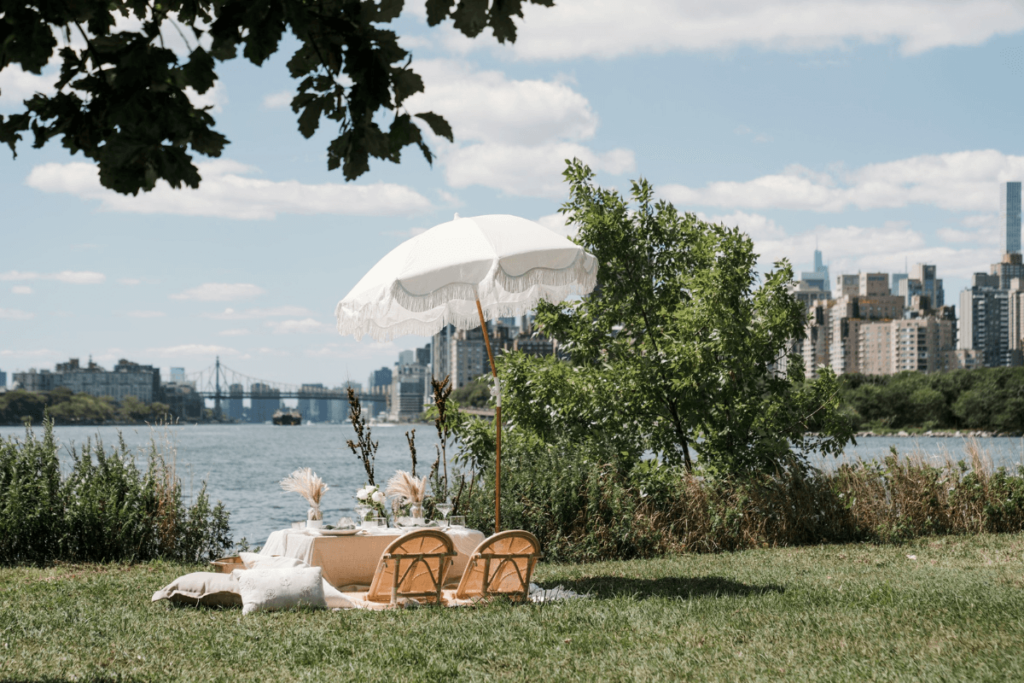The 7 best luxury services for a pop-up picnic including New York, Chicago, and California.
