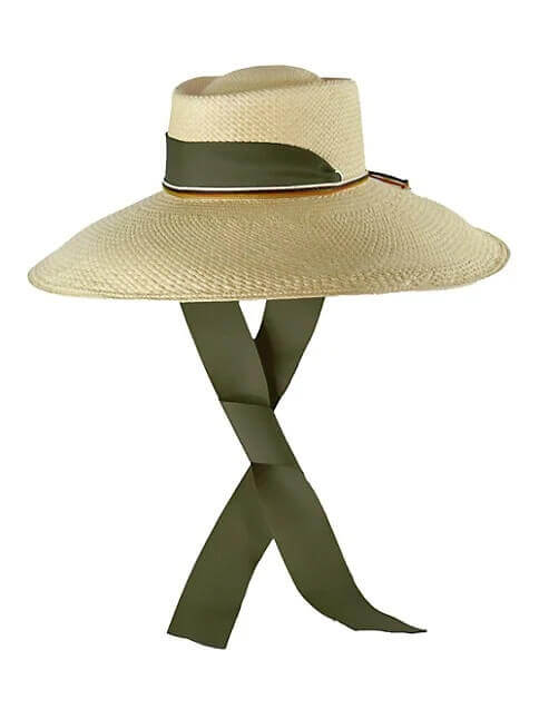 12 luxury designer sun hats to stay cool yet glamorous this Summer including different styles such as a bucket, a baseball cap, or a visor.